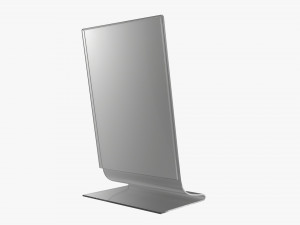 Acrylic table talker mockup 02 Modelo 3D