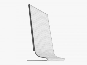 Acrylic table talker mockup 02 Modelo 3D