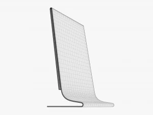 Acrylic table talker mockup 02 3D Model