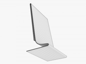 Acrylic table talker mockup 02 Modelo 3D