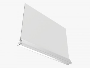 Acrylic table talker mockup 03 Modelo 3D