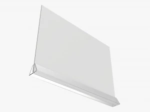 Acrylic table talker mockup 03 3D Model