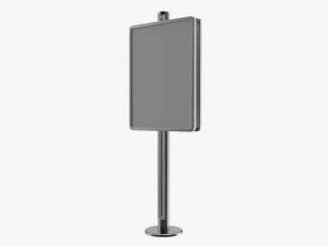 Advertising display stand mockup 01 3D Model