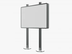 Maqueta de stand de exhibici&oacute;n publicitaria 04 Modelo 3D