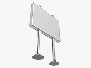 Advertising display stand mockup 04 3D Model