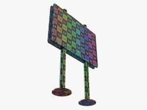 Maqueta de stand de exhibici&oacute;n publicitaria 04 Modelo 3D