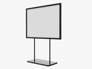 Advertising display stand mockup 05 Modelo 3D