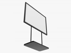 Advertising display stand mockup 05 3D Model