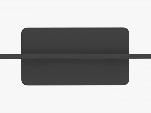 Advertising display stand mockup 05 3D Model