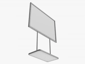 Advertising display stand mockup 05 3D Model