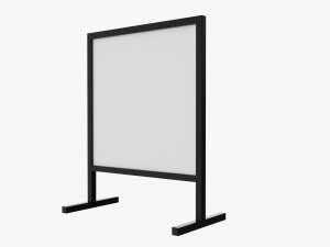 Advertising display stand mockup 06 3D Модель