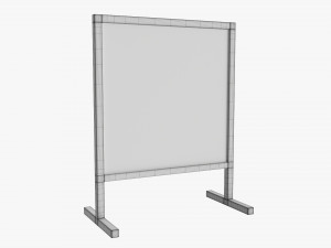 Advertising display stand mockup 06 3D Модель