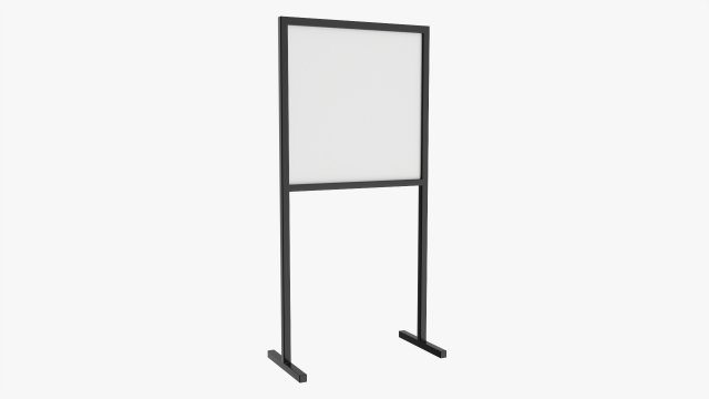 Advertising display stand mockup 07 Modelo 3D .c4d .max .obj .3ds .fbx .stl .blend 