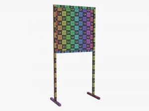 Maqueta de stand de exhibici&oacute;n publicitaria 07 Modelo 3D