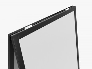 Advertising street stand mockup 01 3D Model