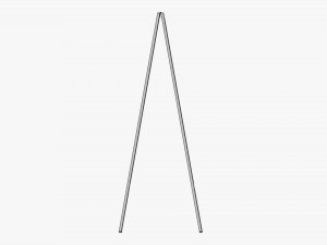 Advertising street stand mockup 01 3D Model