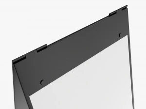 Maqueta de puesto callejero publicitario 02 Modelo 3D