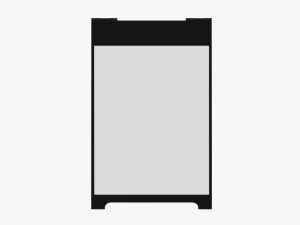 Maqueta de puesto callejero publicitario 02 Modelo 3D