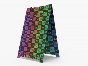 Maqueta de puesto callejero publicitario 02 Modelo 3D