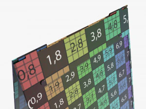 Maqueta de puesto callejero publicitario 02 Modelo 3D