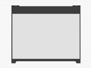 Advertising street stand mockup 03 Modelo 3D