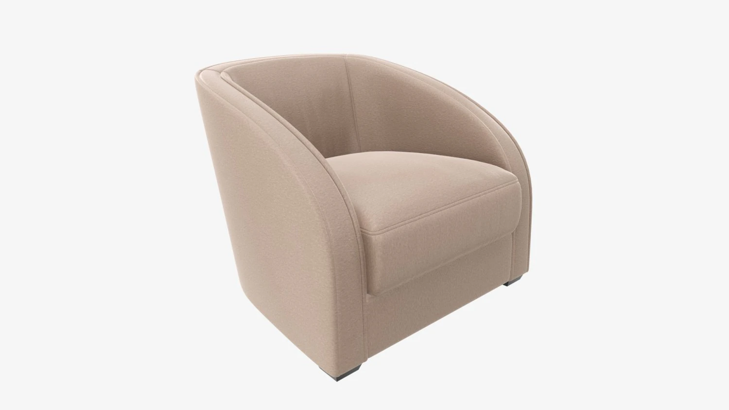 Armchair 03 3D Model .c4d .max .obj .3ds .fbx .stl .blend 