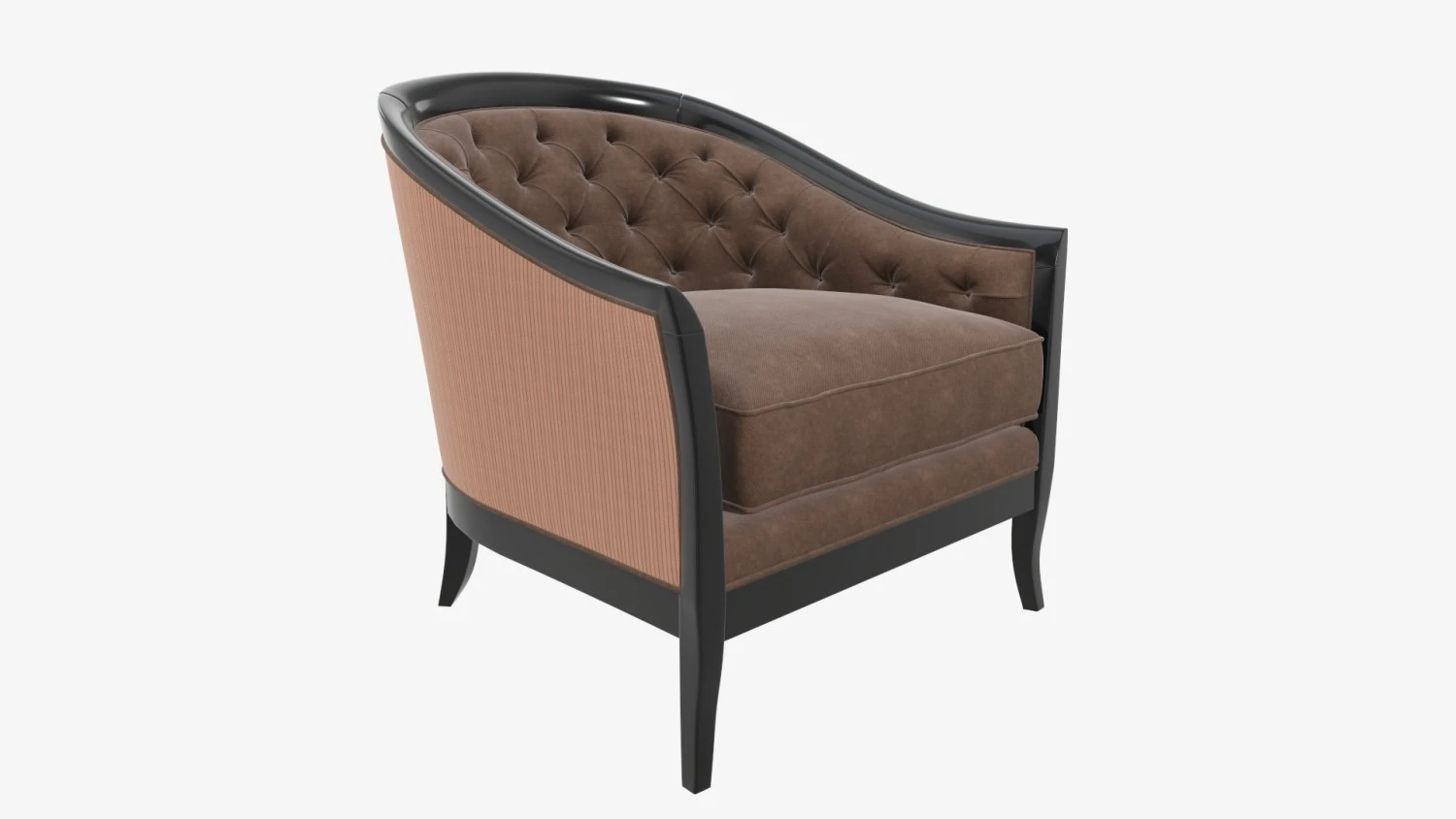 Armchair 07 3D Model .c4d .max .obj .3ds .fbx .stl .blend 