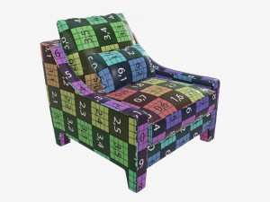Armchair 08 Model 3D