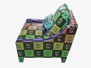 Armchair 08 Model 3D
