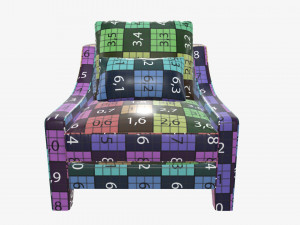Armchair 08 Model 3D