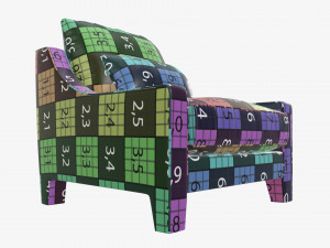 Armchair 08 Model 3D