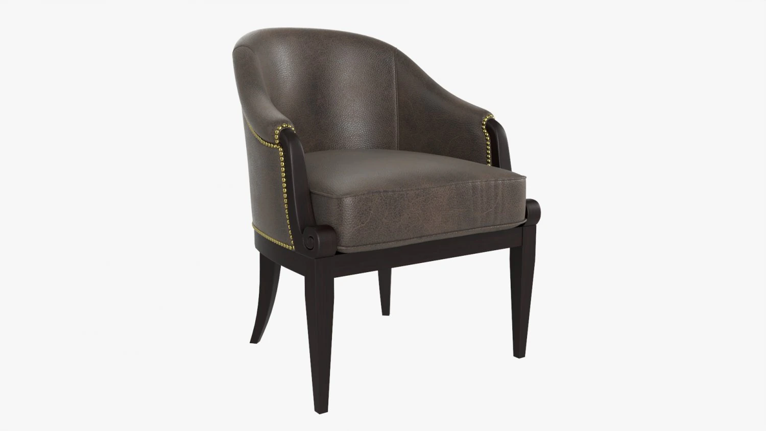 Armchair 11 3D Model .c4d .max .obj .3ds .fbx .stl .blend