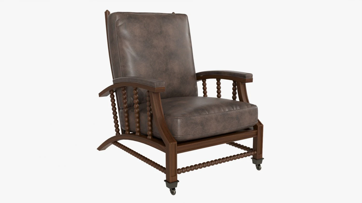 Armchair 12 3D Model .c4d .max .obj .3ds .fbx .stl .blend 