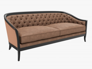 Cabriole style sofa 01 3D Model