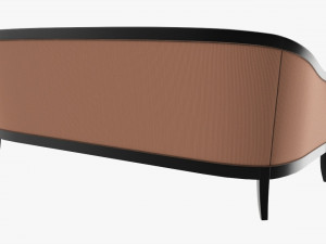 Cabriole style sofa 01 Modelo 3D