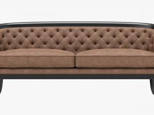 Cabriole style sofa 01 Modelo 3D