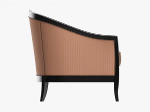 Cabriole style sofa 01 3D Model