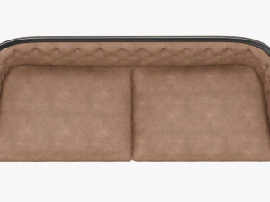 Cabriole style sofa 01 3D Model