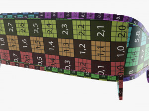 Cabriole style sofa 01 Modelo 3D