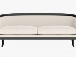 Cabriole style sofa 02 Modelo 3D