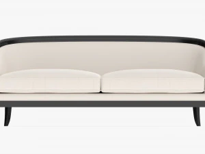 Cabriole style sofa 02 3D Model