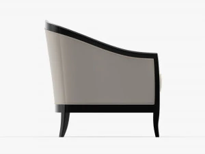 Cabriole style sofa 02 3D Model