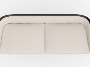 Cabriole style sofa 02 3D Model