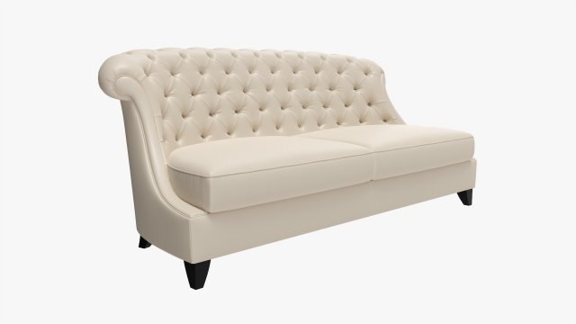 Chesterfield style sofa 3D-Modell .c4d .max .obj .3ds .fbx .stl .blend 
