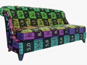 Chesterfield style sofa 3D-Modell