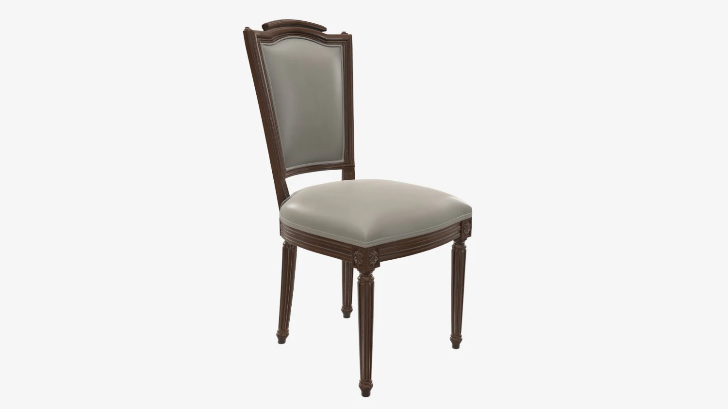 Classic chair 02 3D Model .c4d .max .obj .3ds .fbx .stl .blend