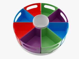 Colorful space storage organizer Modelo 3D