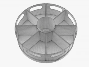 Colorful space storage organizer 3D Model