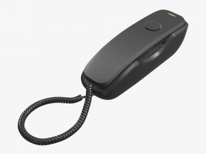Compact corded phone 3D Model