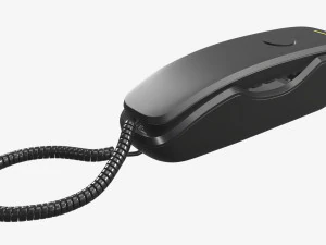 Compact corded phone 3D Model